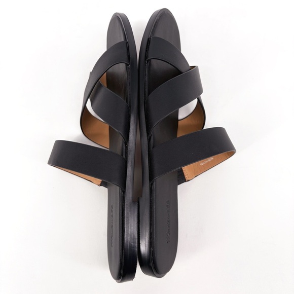 MADEWELL The Mena Black Leather Slide Sandals 8.5 - Picture 11 of 14